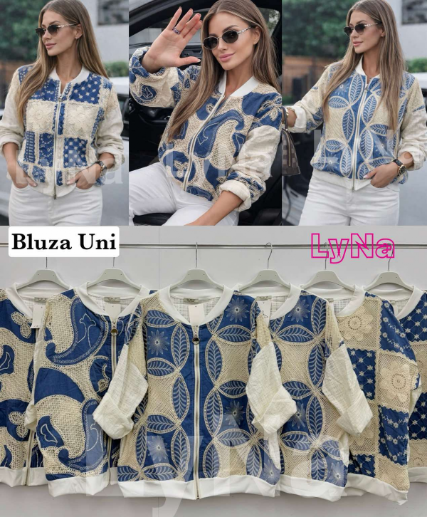 Bluzy damskie (Włoskie produkt) Roz Standard, Mix Kolor Paczka 5 szt